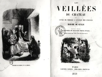 Frontispice de Les Veilles du Château ou Cours de Morale à l